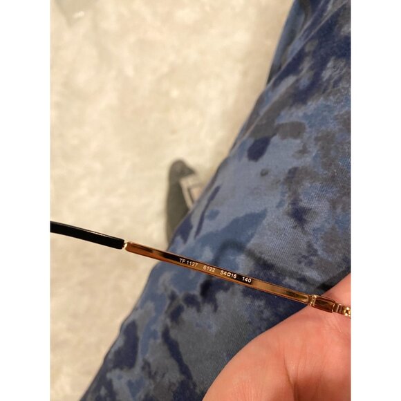 Tiffany & Co TF 1127 6122 Black & Rose Gold Eyeglasses Frames 54-16-140 DAMAGED - Picture 9 of 13